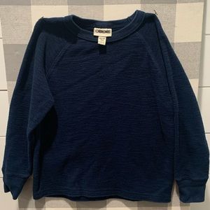 Navy blue Cherokee long sleeve shirt